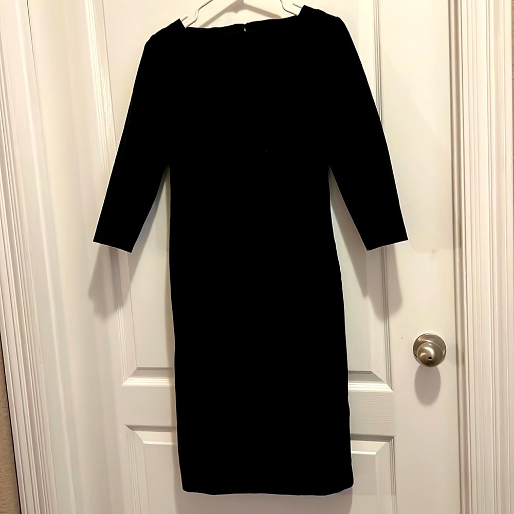 Classy Black Dress Sheath Banana Republic